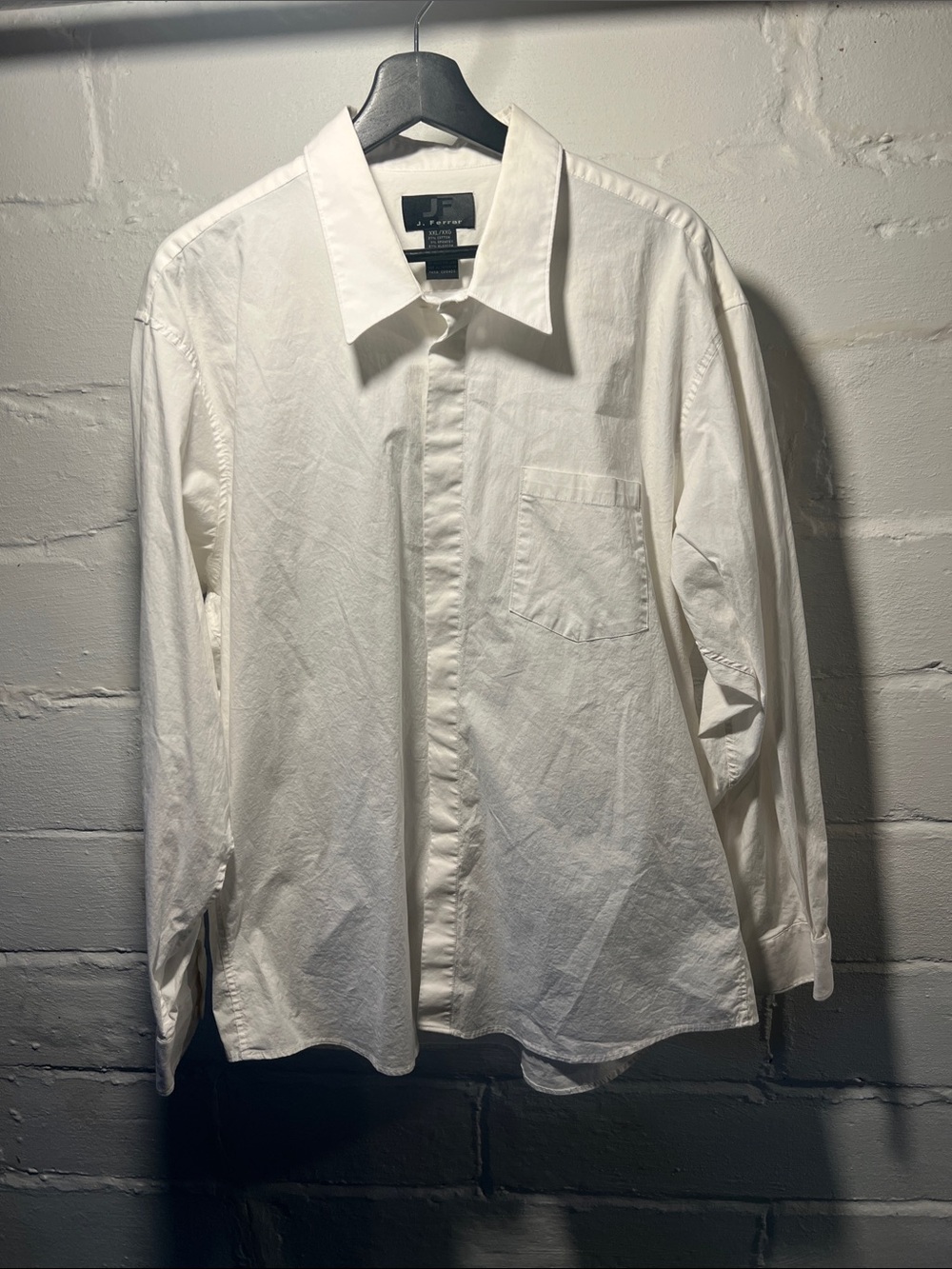 J Ferrar white button down XXL
